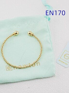 Enewton Steel Wire Copper Bead Bangle